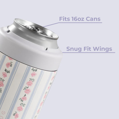 HYDROJUG HydroJug Can Cooler 16oz - 2-in-1 Insulated Tallboy Can Cooler, Screw-Top Lock – Primrose