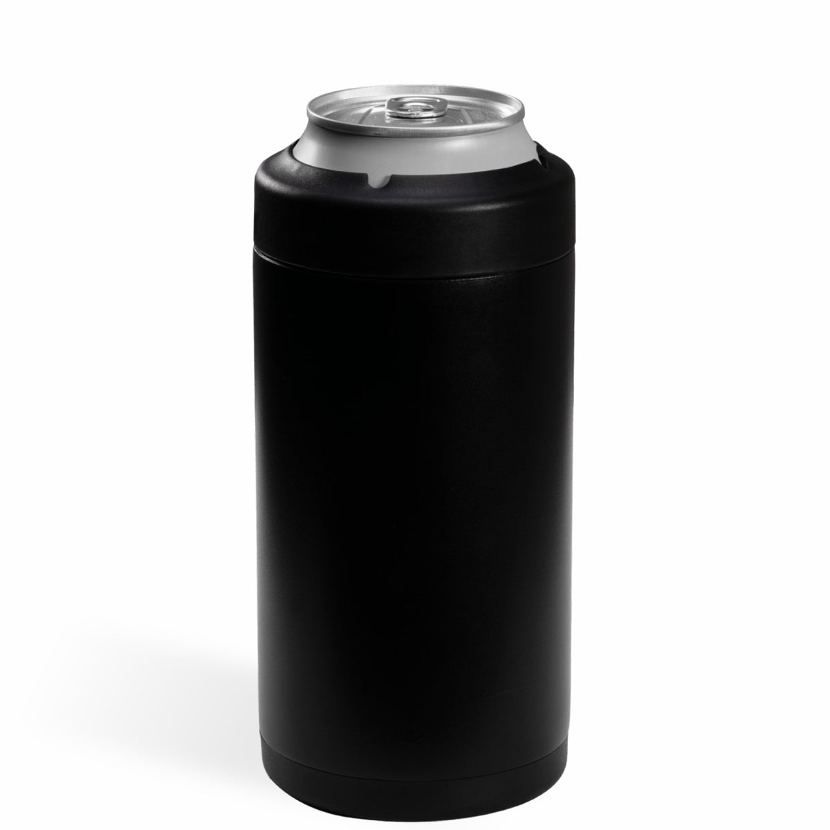 HYDROJUG HydroJug Can Cooler 16oz - 2-in-1 Insulated Tallboy Can Cooler, Screw-Top Lock – Black