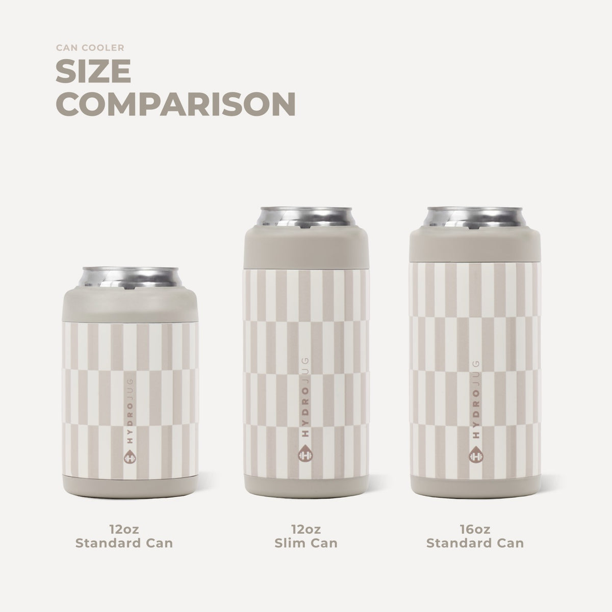 HYDROJUG HydroJug Slim Can Cooler 12oz - Latte