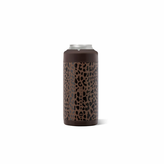 HYDROJUG HydroJug Slim Can Cooler 12oz - Brown Leopard