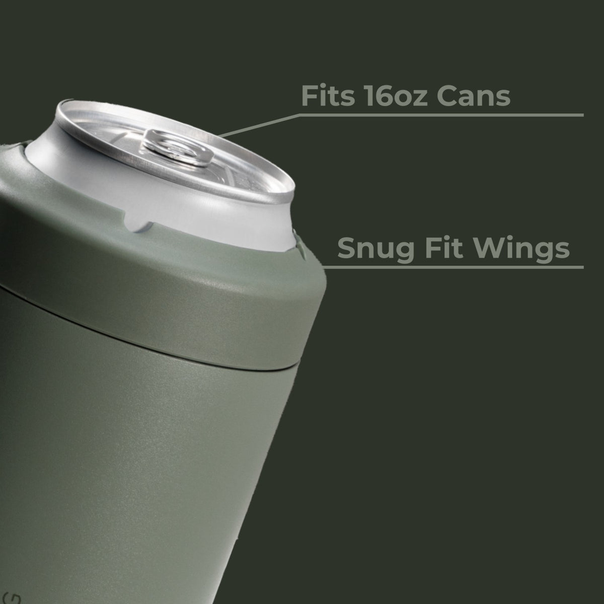 HYDROJUG HydroJug Can Cooler 16oz - 2-in-1 Insulated Tallboy Can Cooler, Screw-Top Lock – Courtyard