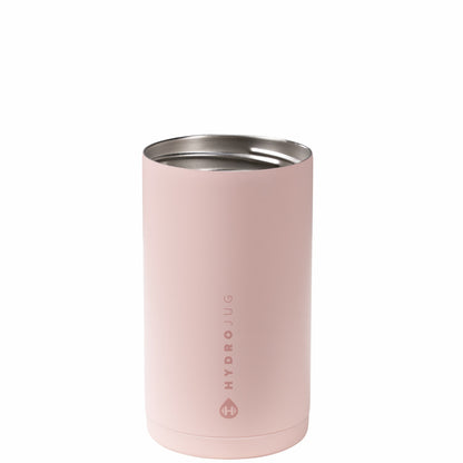 HYDROJUG HydroJug Can Cooler 16oz - 2-in-1 Insulated Tallboy Can Cooler, Screw-Top Lock – Dusty Rose