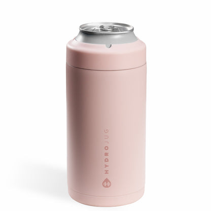 HYDROJUG HydroJug Can Cooler 16oz - 2-in-1 Insulated Tallboy Can Cooler, Screw-Top Lock – Dusty Rose