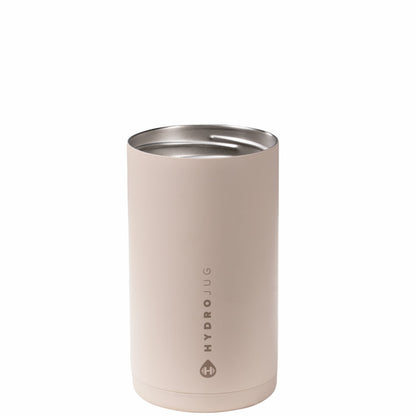 HYDROJUG HydroJug Can Cooler 16oz - 2-in-1 Insulated Tallboy Can Cooler, Screw-Top Lock – Dune