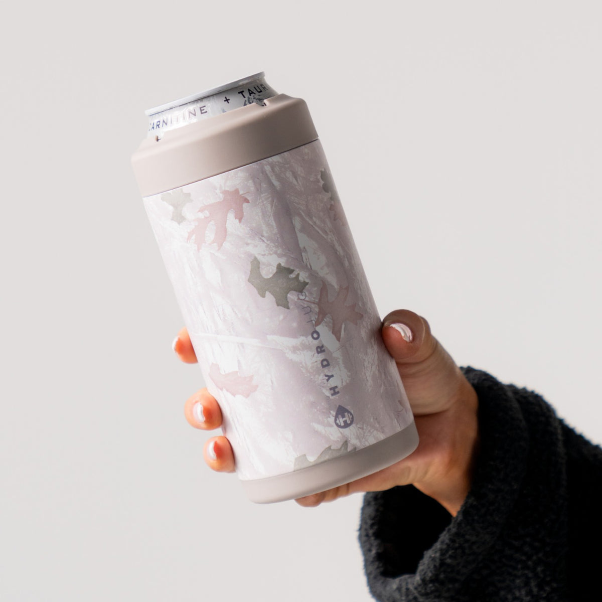 HYDROJUG HydroJug Can Cooler 16oz - 2-in-1 Insulated Tallboy Can Cooler, Screw-Top Lock – Camo