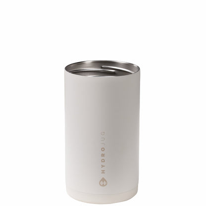HYDROJUG HydroJug Can Cooler 16oz - 2-in-1 Insulated Tallboy Can Cooler, Screw-Top Lock – Linen