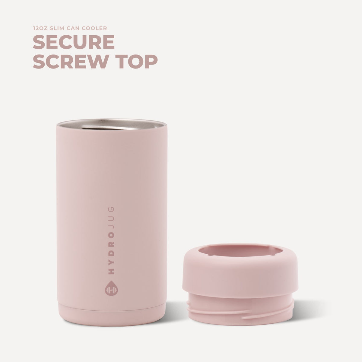 HYDROJUG HydroJug Slim Can Cooler 12oz - Dusty Rose