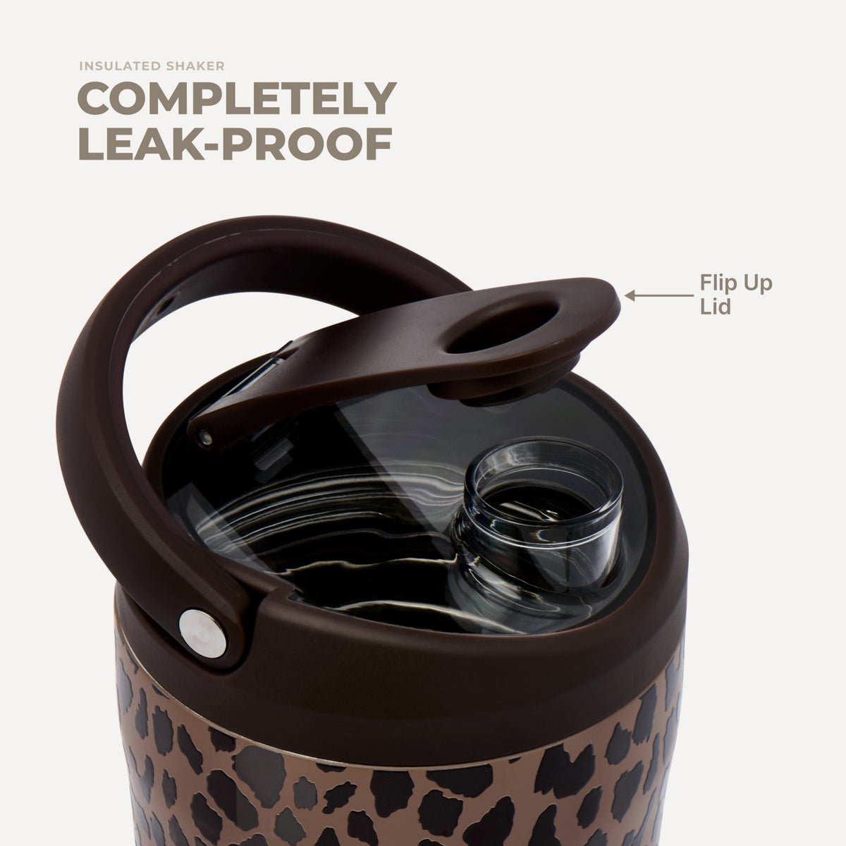 HYDROJUG HydroJug Insulated Shaker 24oz - Brown Leopard