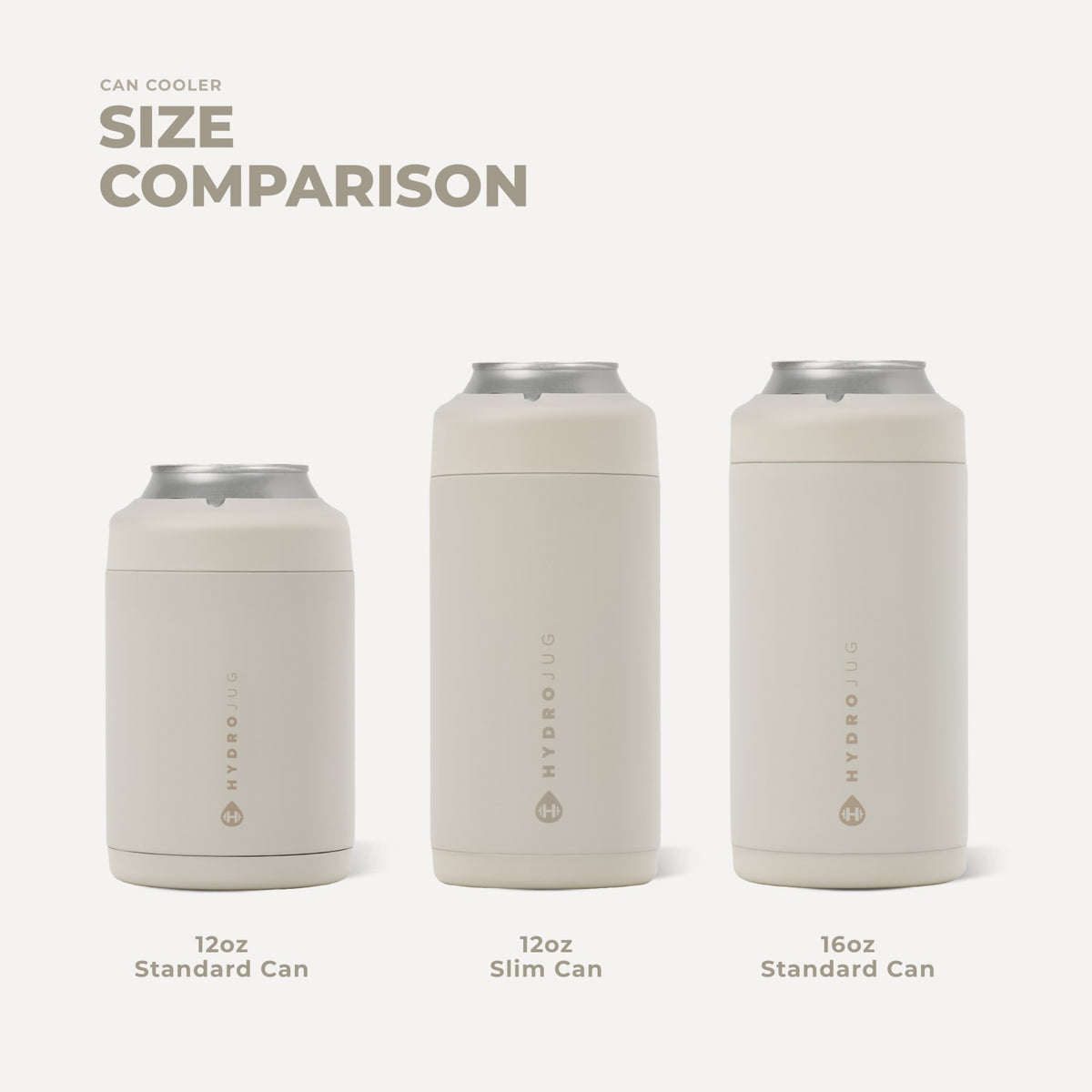 HYDROJUG HydroJug Slim Can Cooler 12oz - Linen