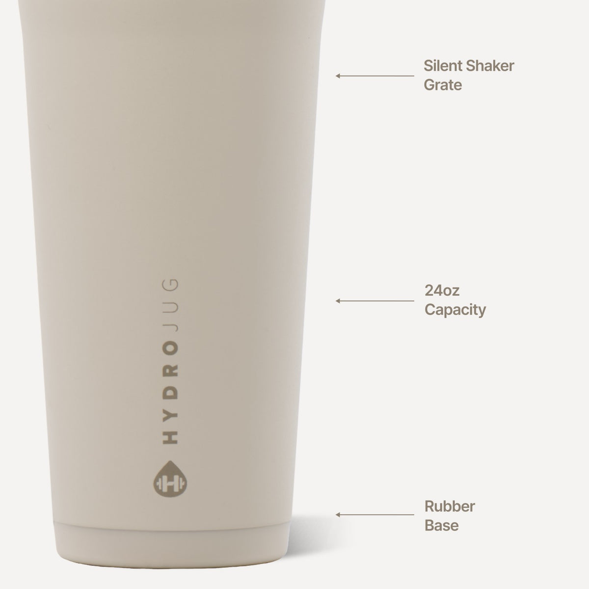 HYDROJUG HydroJug Insulated Shaker 24oz - Dune