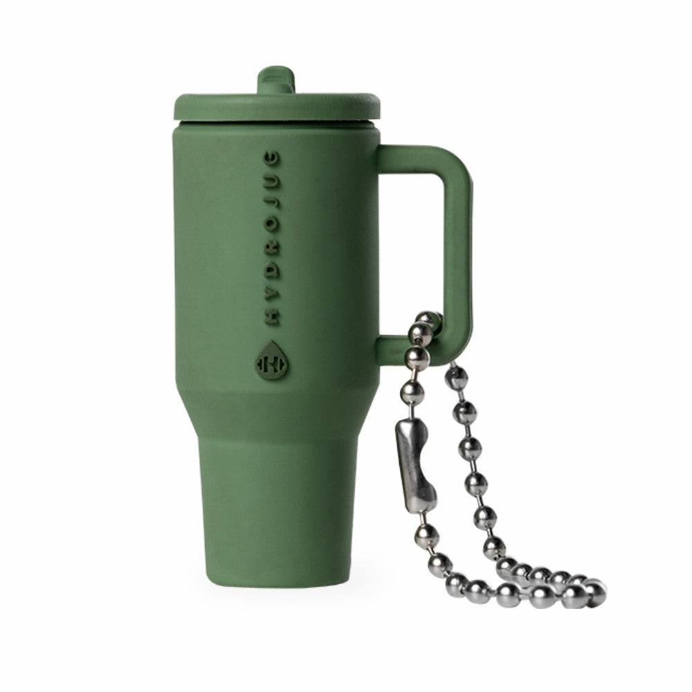 HYDROJUG HydroJug Traveler Keychain - Silicone Mini Traveler, Metal Chain
