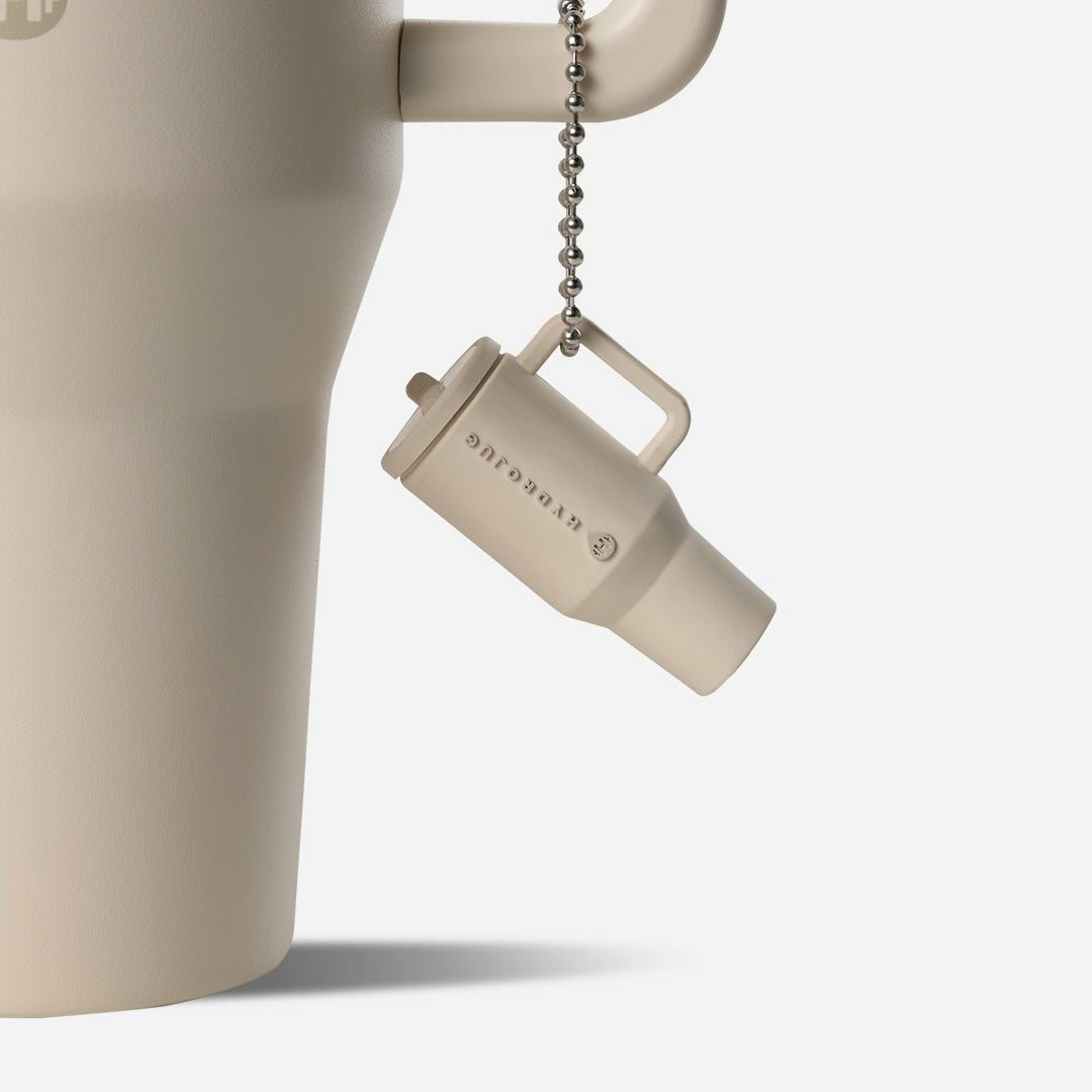 HYDROJUG HydroJug Traveler Keychain - Silicone Mini Traveler, Metal Chain