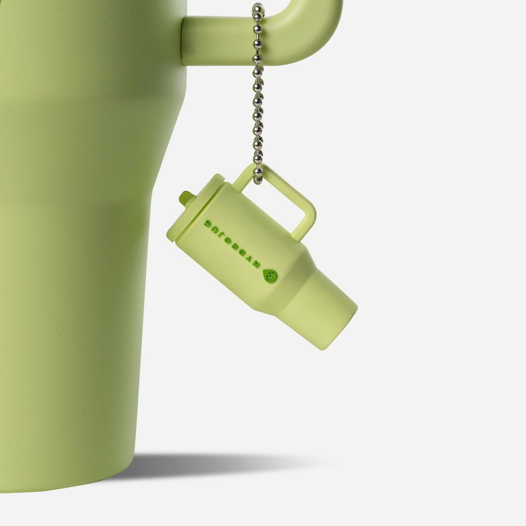 HYDROJUG HydroJug Traveler Keychain - Silicone Mini Traveler, Metal Chain