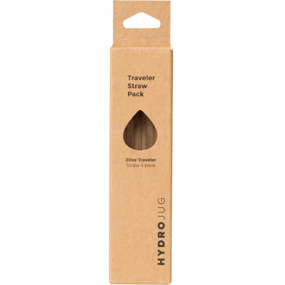 HYDROJUG HydroJug Traveler 20oz Straw Pack - 4 Replacement Straws, BPA-Free