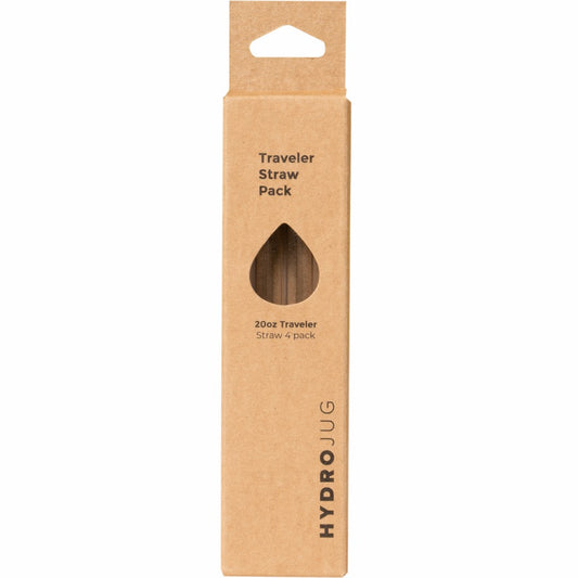HYDROJUG HydroJug Traveler 20oz Straw Pack - 4 Replacement Straws, BPA-Free