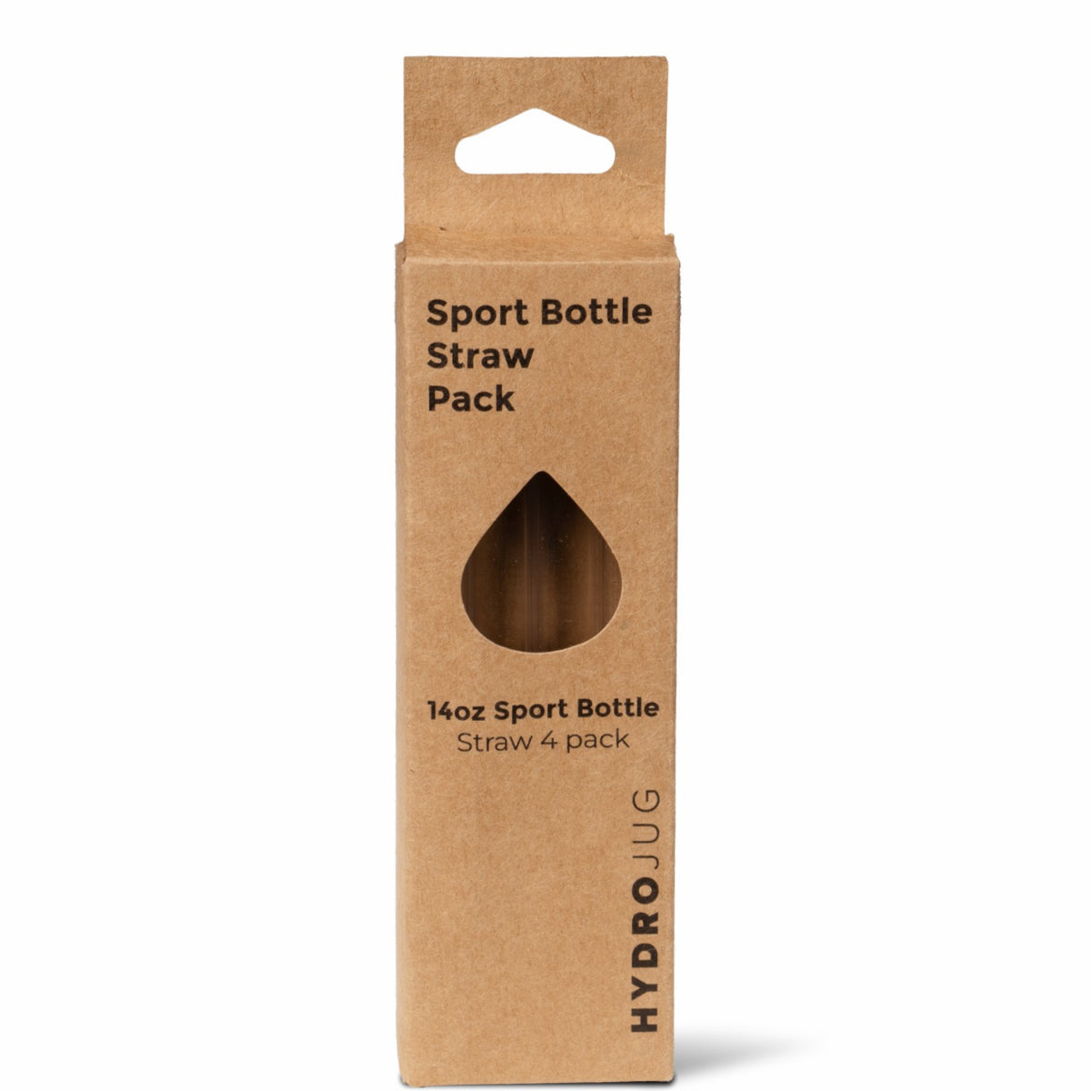 HYDROJUG HydroJug Sport 14oz Straw Pack - 4 Replacement Straws, BPA-Free