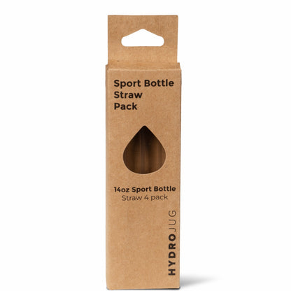 HYDROJUG HydroJug Sport 14oz Straw Pack - 4 Replacement Straws, BPA-Free