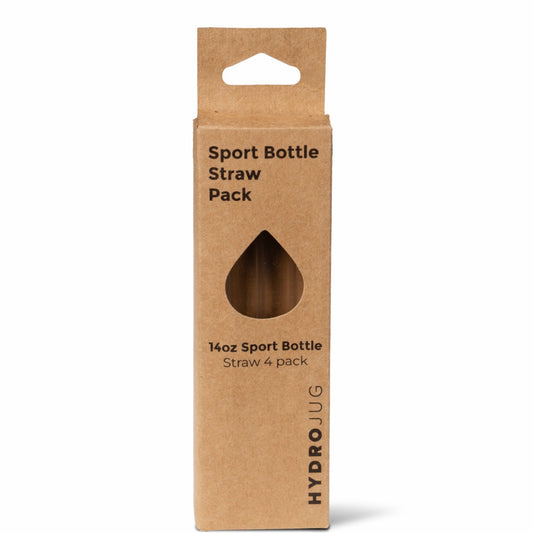 HYDROJUG HydroJug Sport 14oz Straw Pack - 4 Replacement Straws, BPA-Free