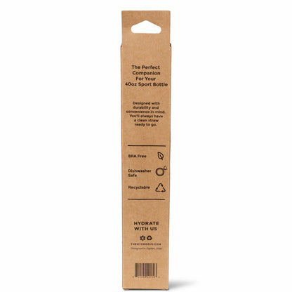 HYDROJUG HydroJug Sport 40oz Straw Pack - 4 Replacement Straws, BPA-Free