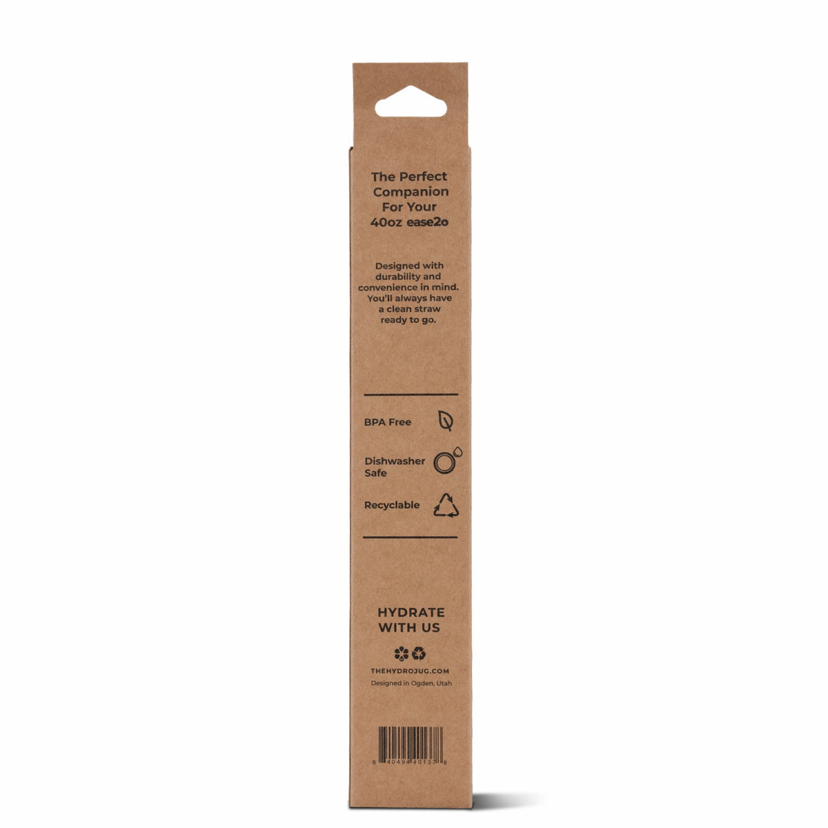 HYDROJUG HydroJug Ease2o 40oz Straw Pack - 4 Replacement Straws, BPA-Free