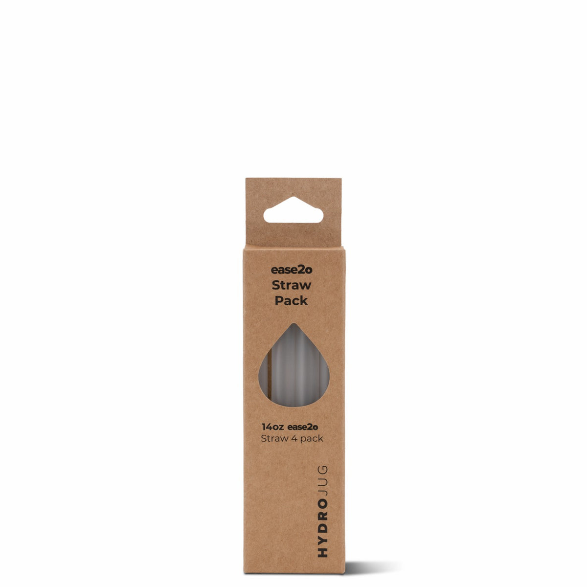 HYDROJUG HydroJug Ease2o 14oz Straw Pack - 4 Replacement Straws, BPA-Free