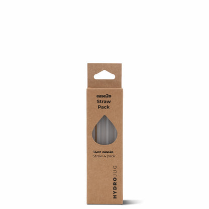 HYDROJUG HydroJug Ease2o 14oz Straw Pack - 4 Replacement Straws, BPA-Free